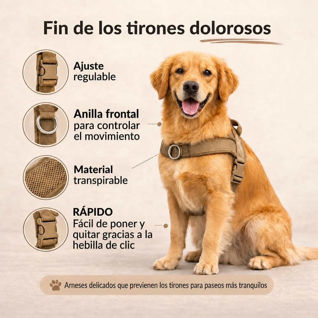Arnés antitirones
